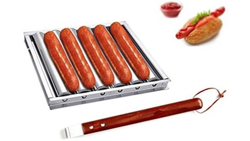 charcoal stainless sausage roller