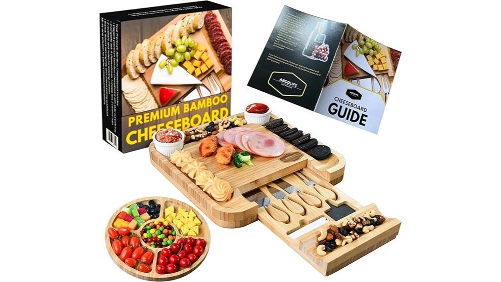 charcuterie set knives bowls