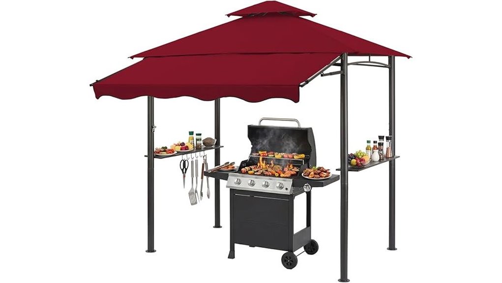 charmeleon 8x8 grill gazebo