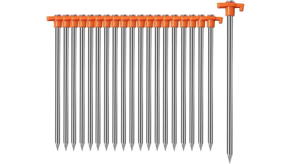 cheardia orange 20 piece stakes