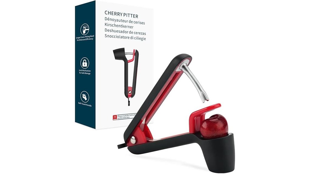 cherry pitter safety lock