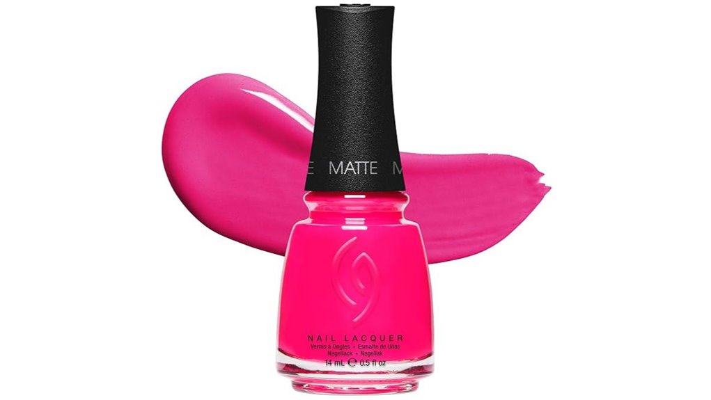 china glaze hotpink polish
