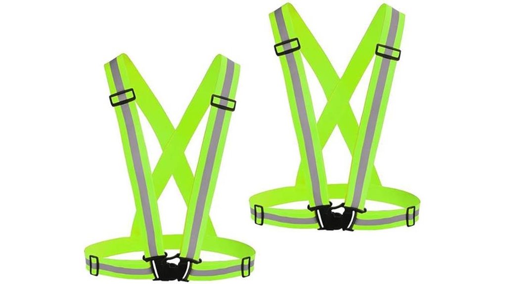 chiwo high visibility 2 pack vests