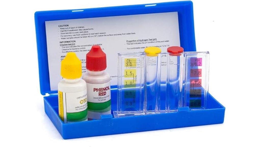 chlorine ph pool kit