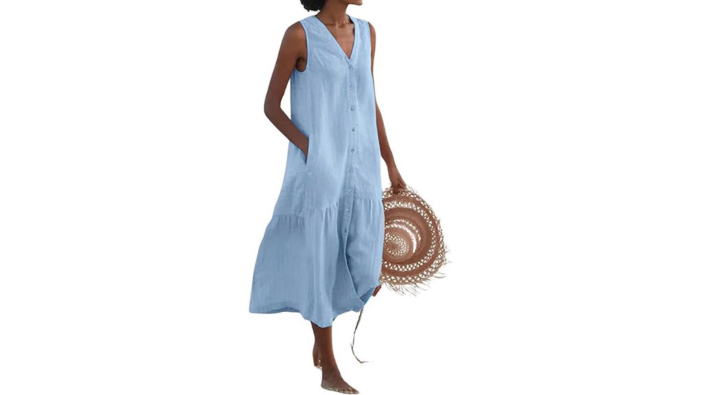 chouyatou summer cotton dress