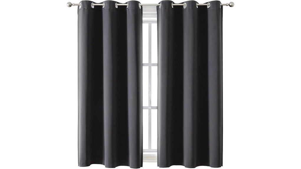 chrisdowa dark grey curtains