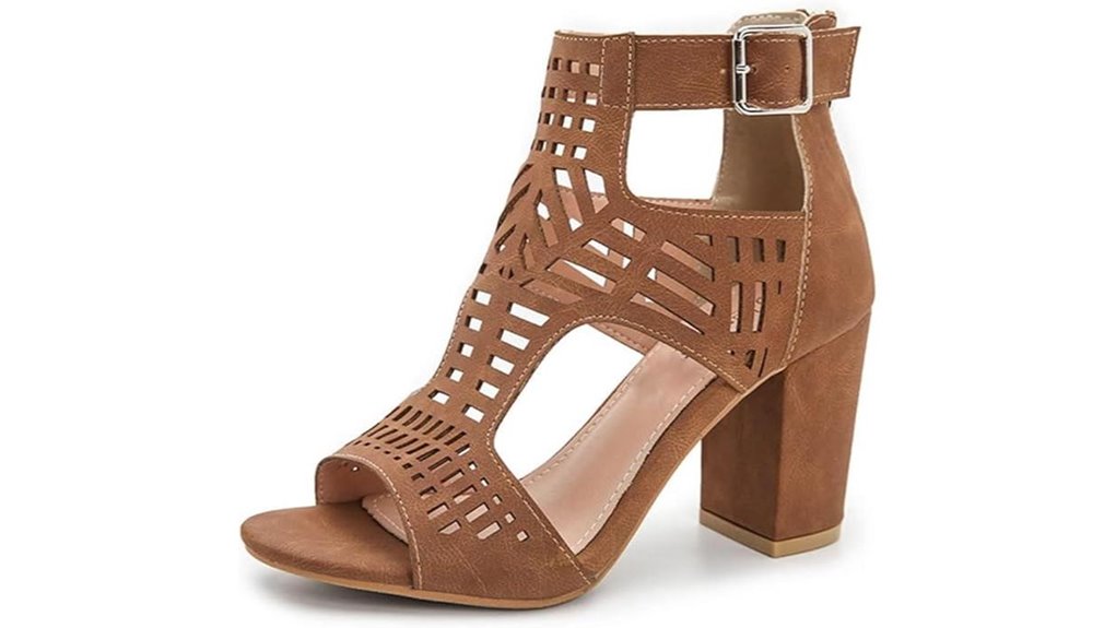chunky open toe sandals
