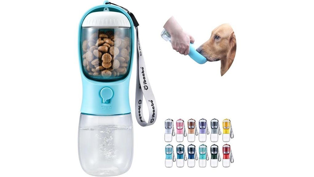 cibaabo dog water food holder