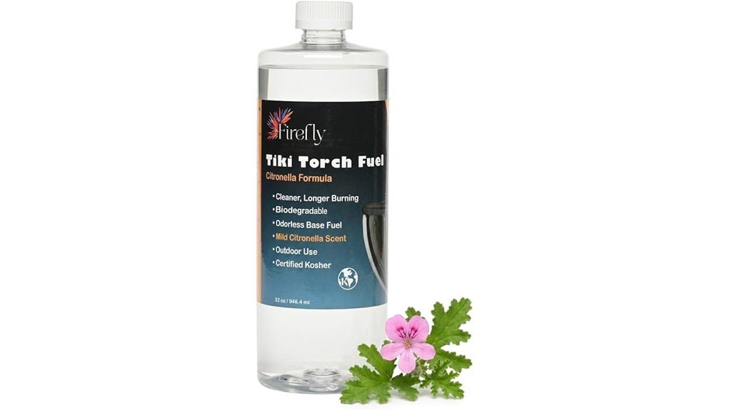 citronella fuel fires fireflies