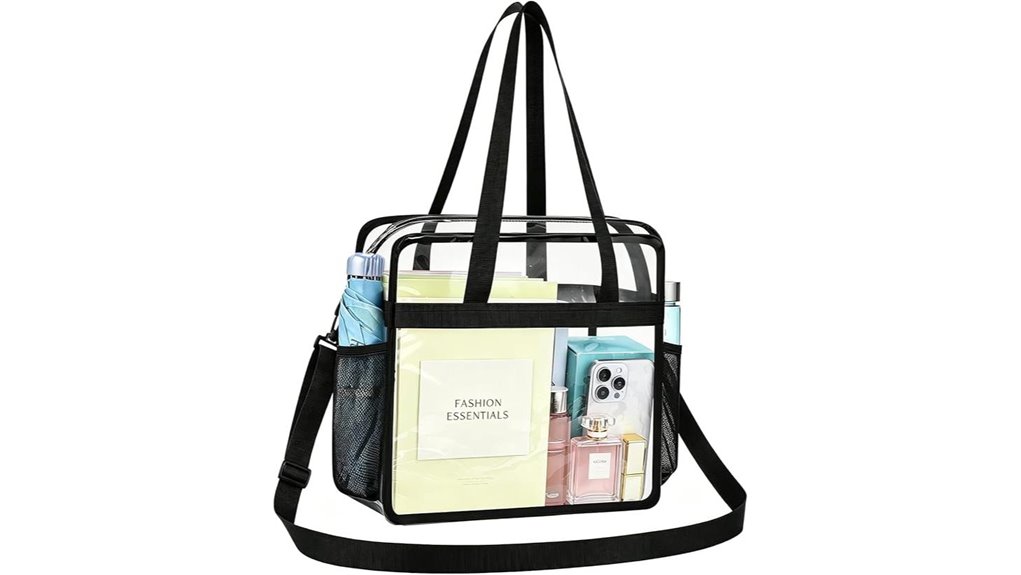 clear 12x6x12 concert bag