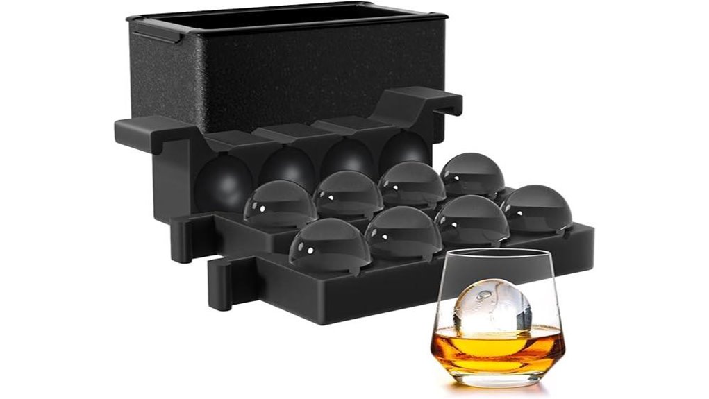 clear 2 inch whiskey spheres