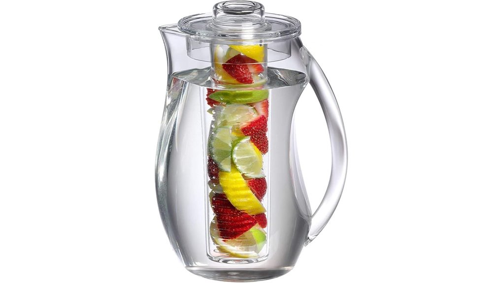 clear 93oz fruit pitcher