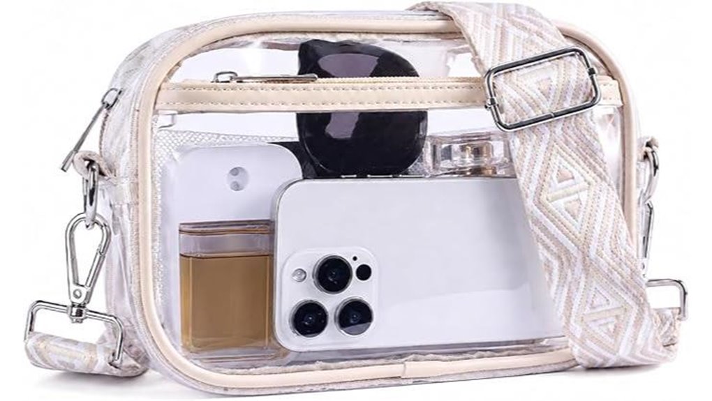 clear crossbody women events