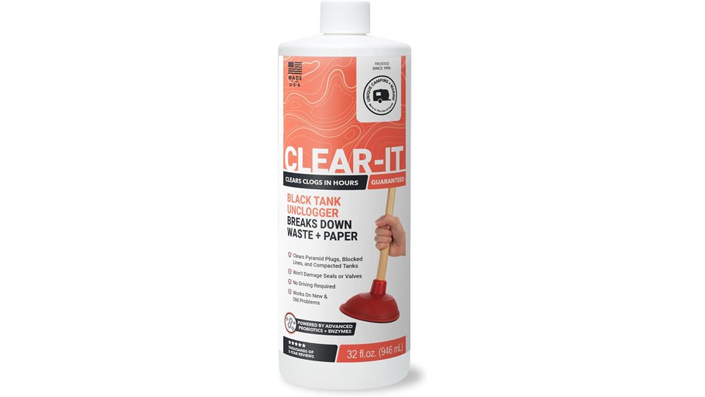 clear it 32oz tank unclogger