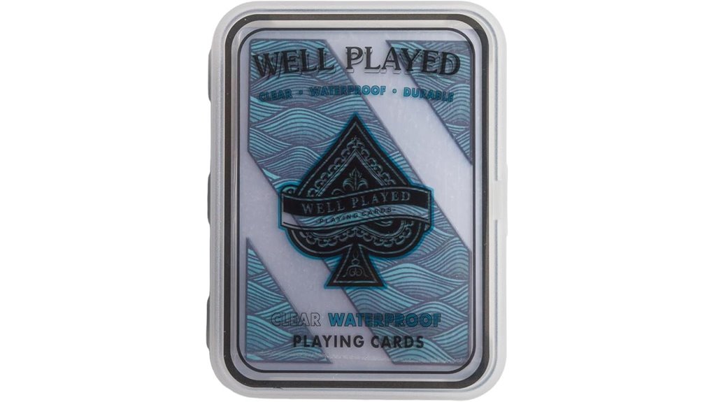 clear waterproof card deck