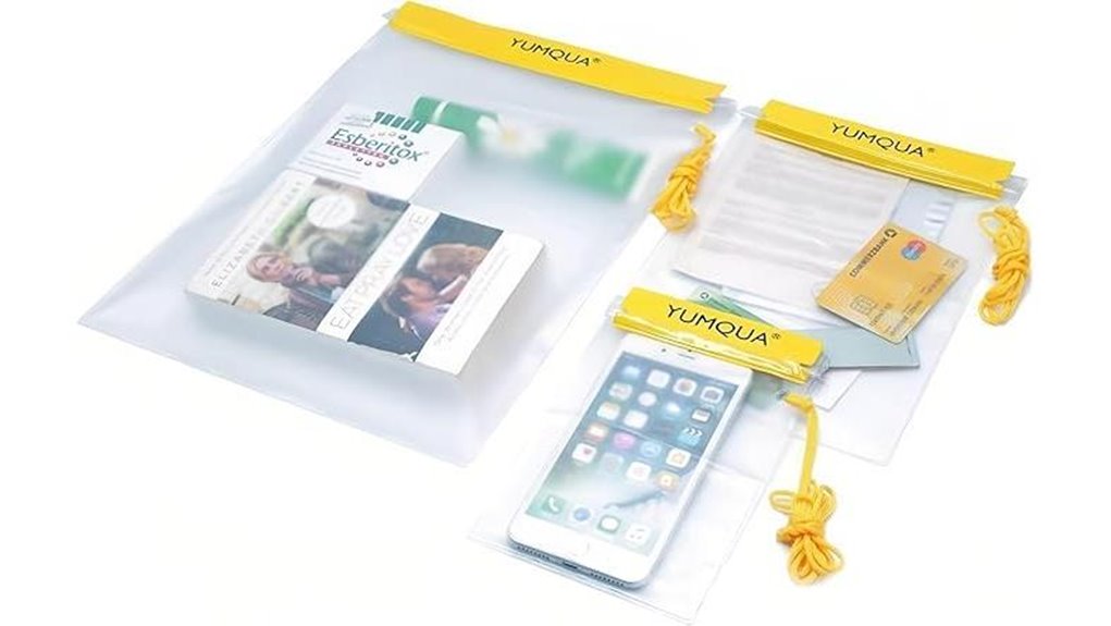 clear waterproof device pouch