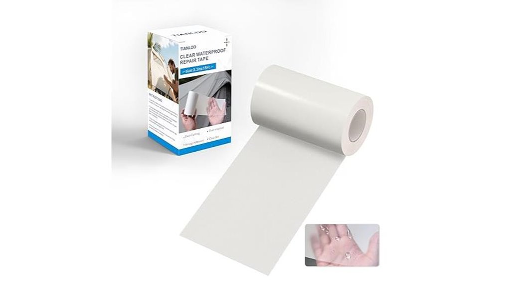 clear waterproof vinyl tape