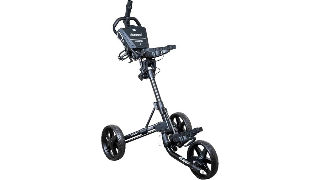 clicgear 3 wheel foldable cart