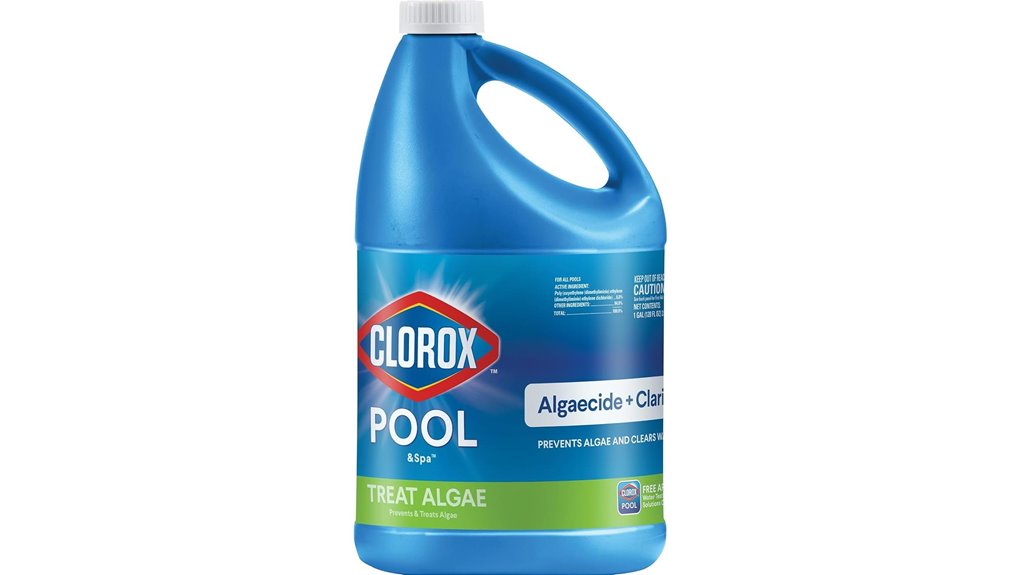 clorox pool algaecide clarifier