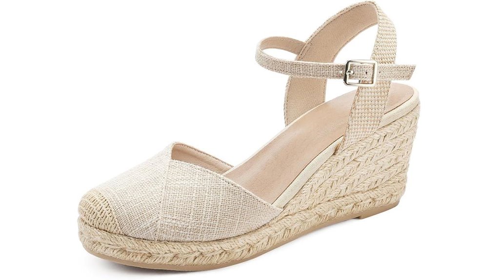 closed toe platform wedges