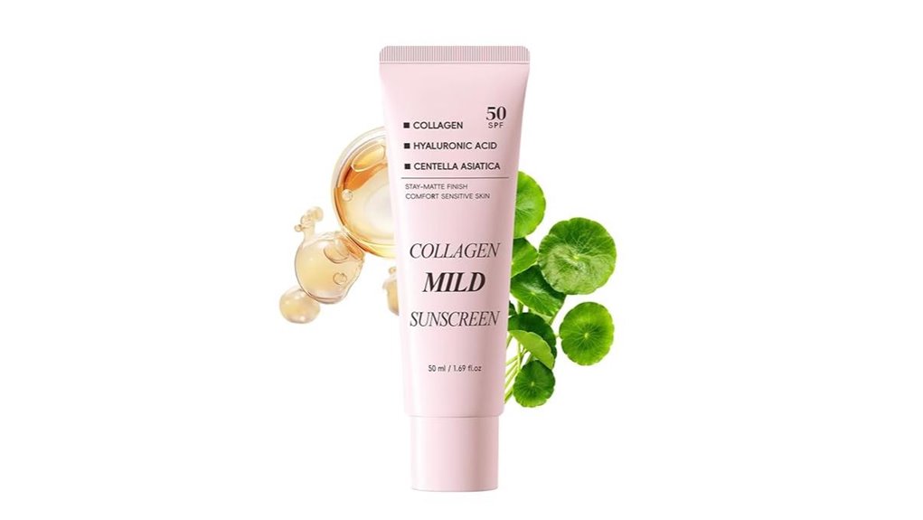 collagen centella spf50 mild sunscreen