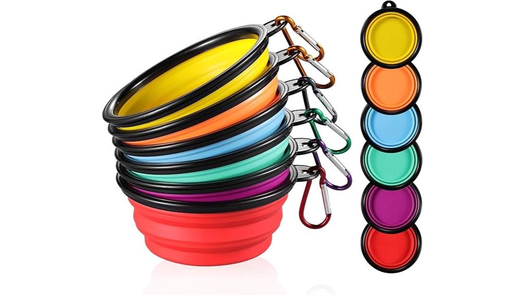 collapsible 12oz dog bowl