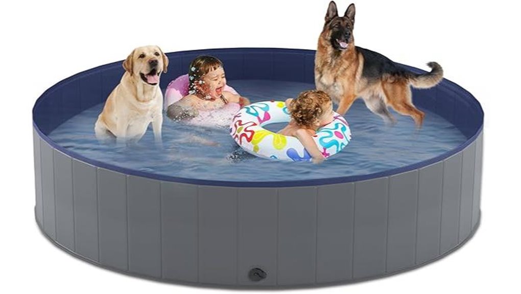 collapsible 72x12 dog pool