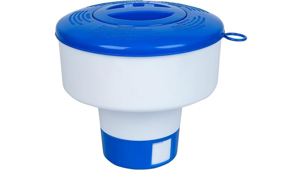 collapsible chlorine vented float