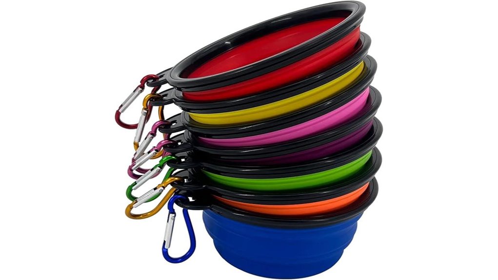 collapsible dog bowls 10 pack