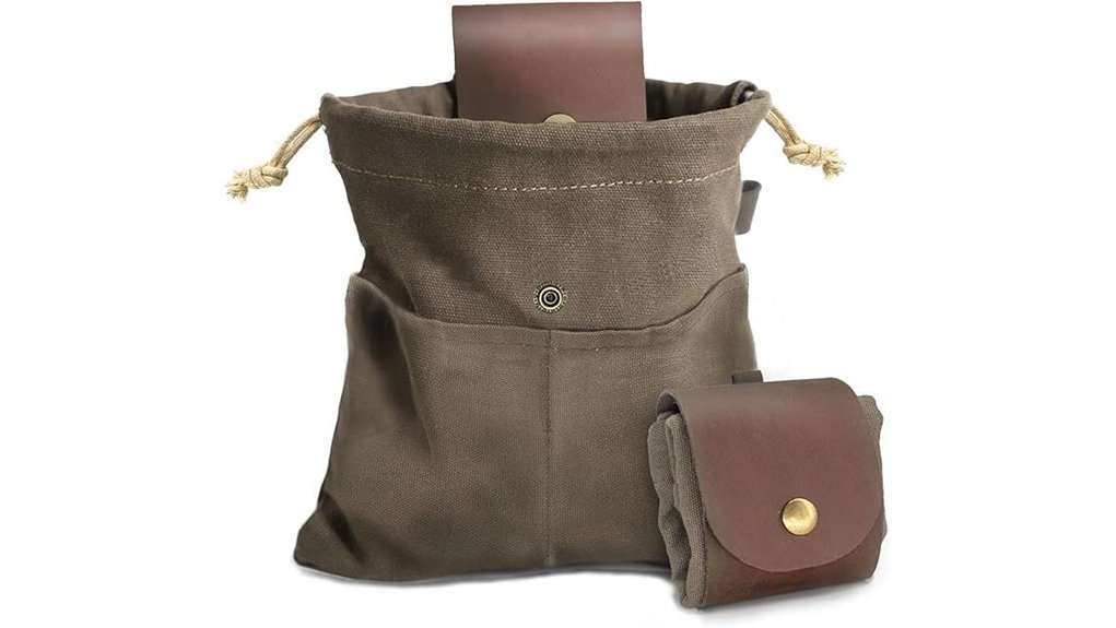 collapsible foraging water resistant pouch