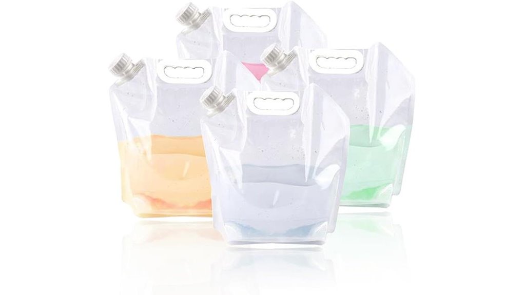 collapsible freezable water jug
