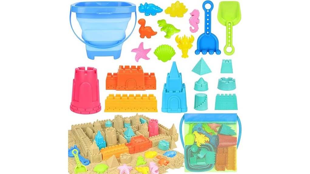 collapsible sand bucket set