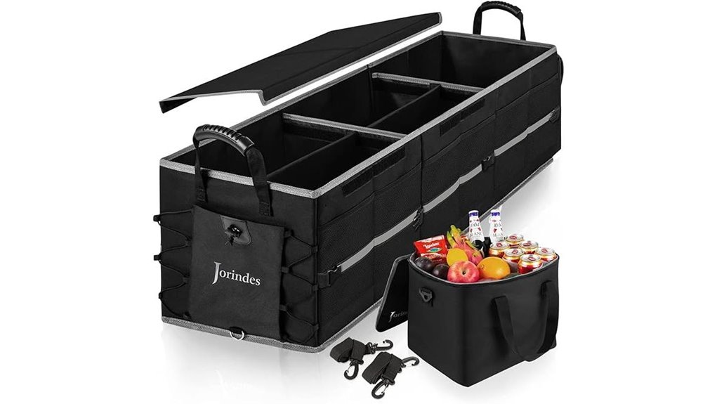 collapsible trunk cooler organizer