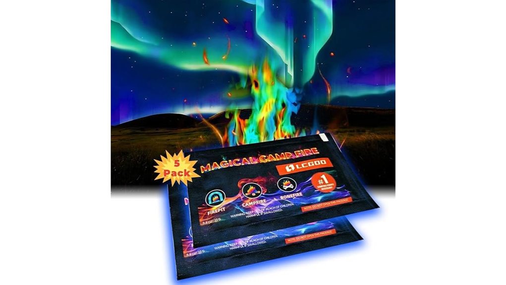 color changing kids campfire packets