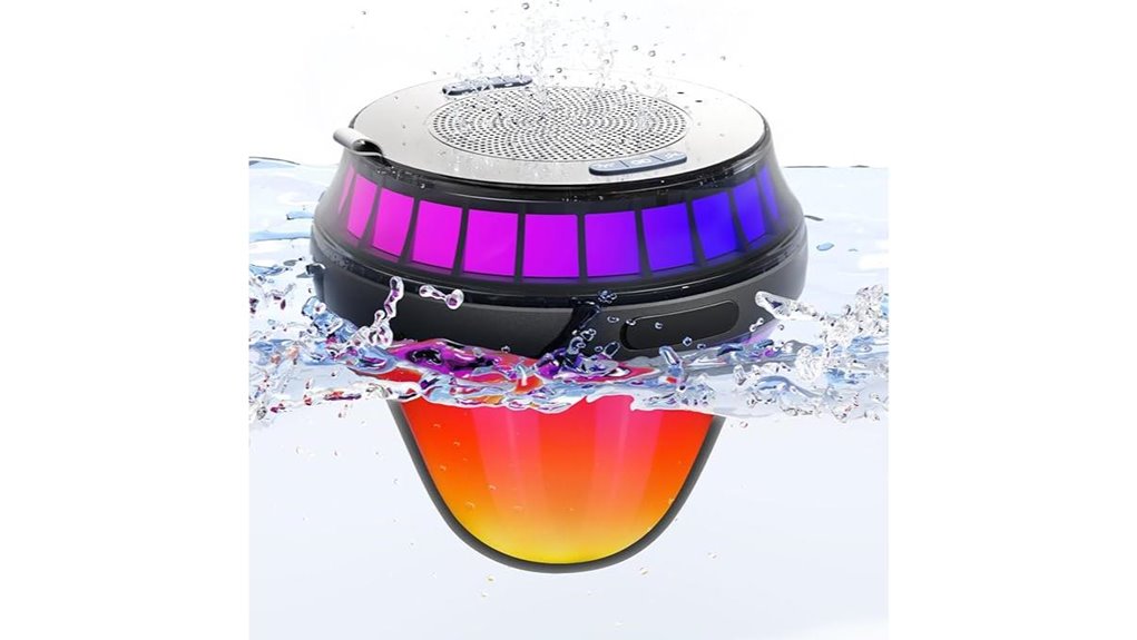 colorful 12w waterproof speaker