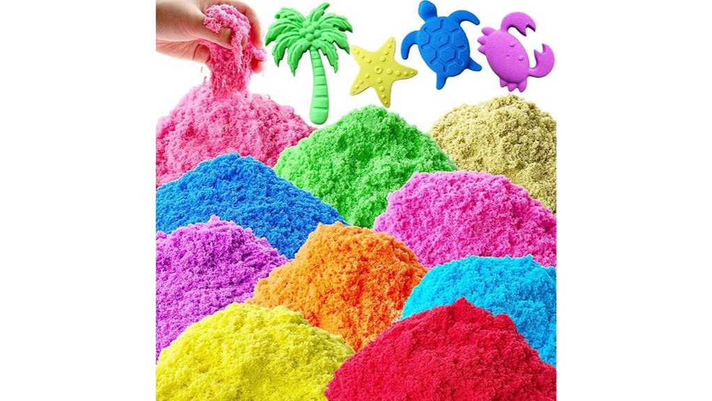 colorful sensory sand kit