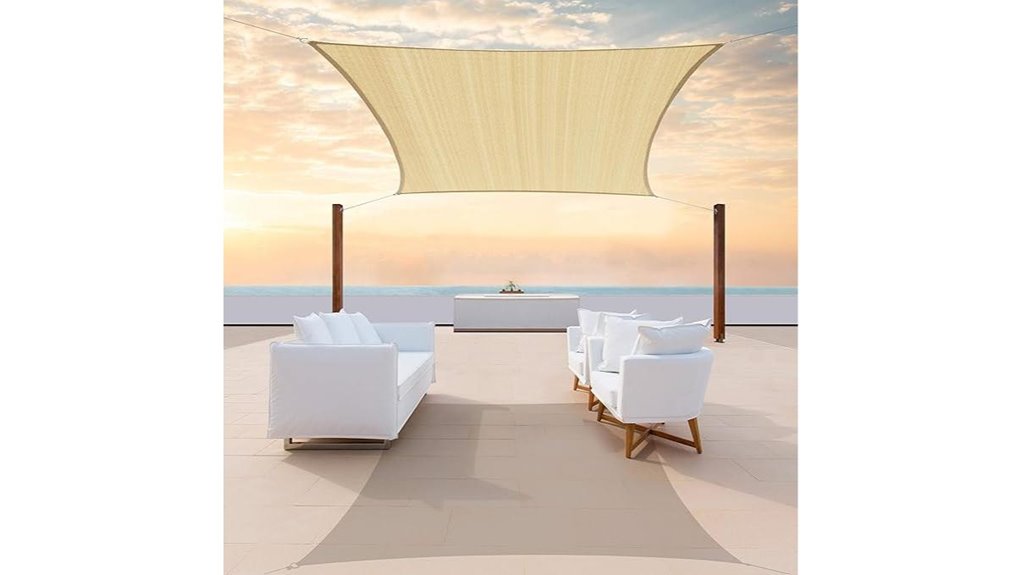 colourtree 12x12 beige sunshade