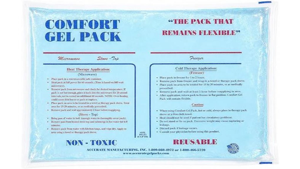 comfort gel pack 10x15