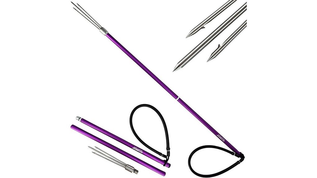 compact 36 inch underwater spear