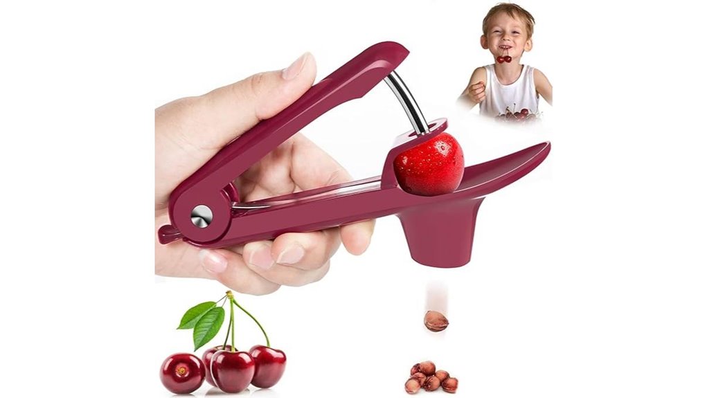 compact locked cherry pitter