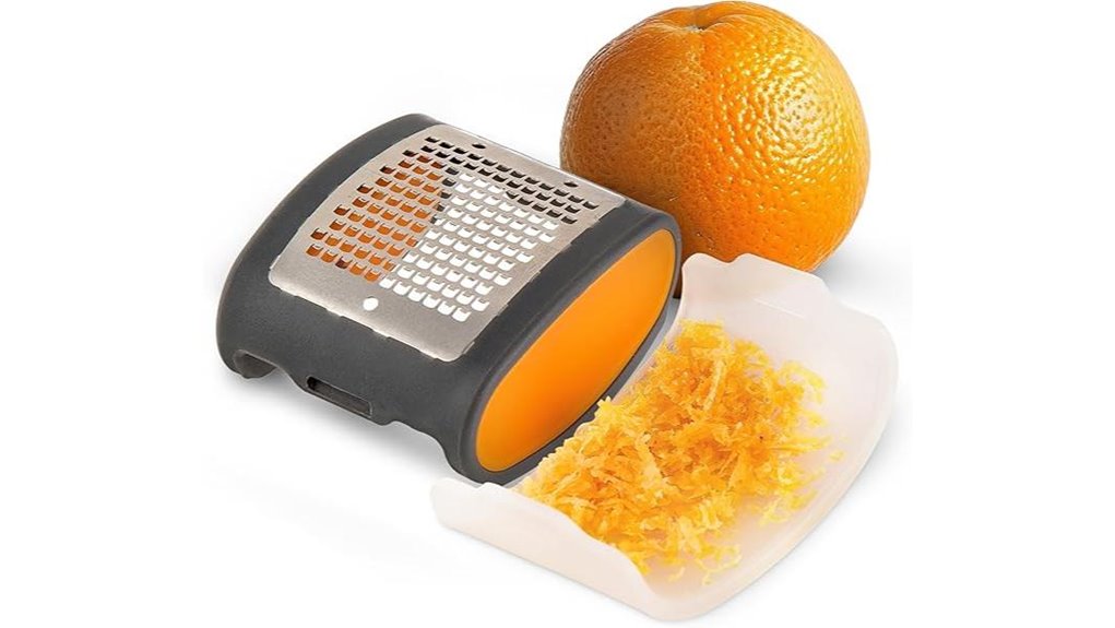 compact stainless citrus zester