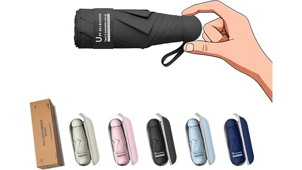 compact uv umbrella case