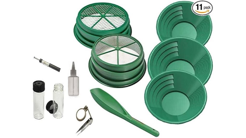 complete 11 piece prospecting kit
