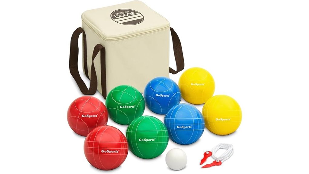 composite resin bocce balls