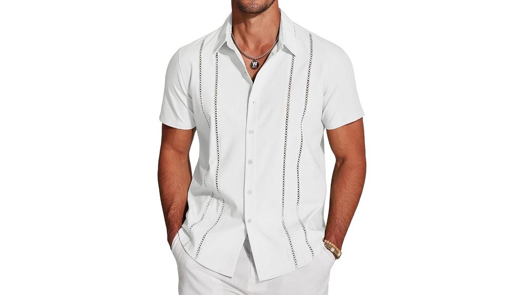 coofandy linen cuban guayabera
