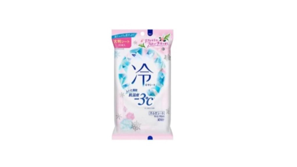 cooling floral body wipes