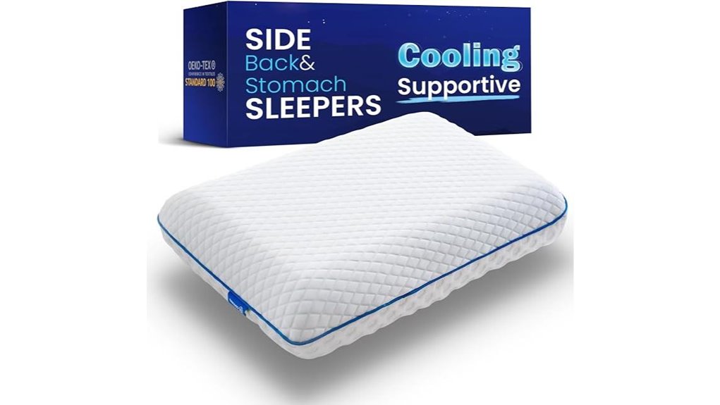 cooling gel memory pillow