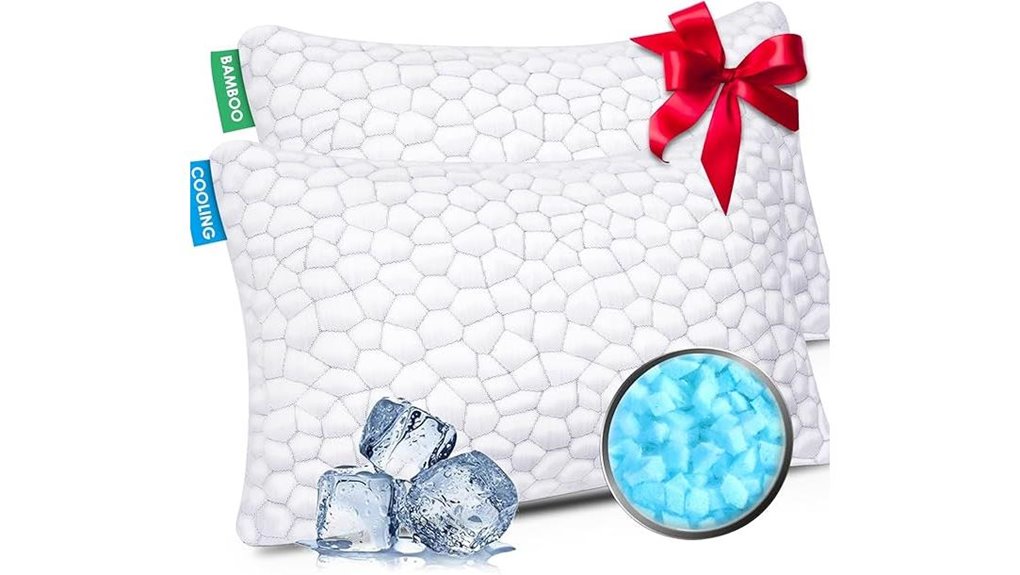 cooling memory foam pillow