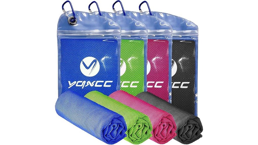 cooling microfiber 4 pack towels