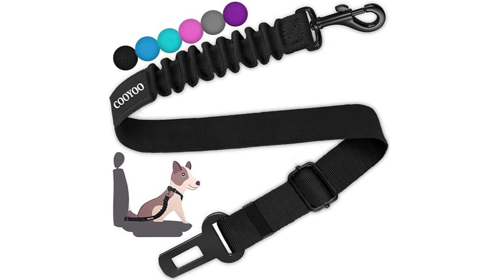 cooyoo retractable dog seatbelt
